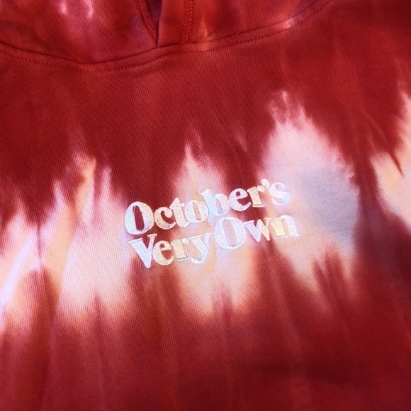 RED Tie Dye OVO Hoodie - Picture 2 of 8